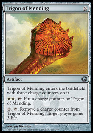 Trigon of Mending (Scars of Mirrodin) Medium Play