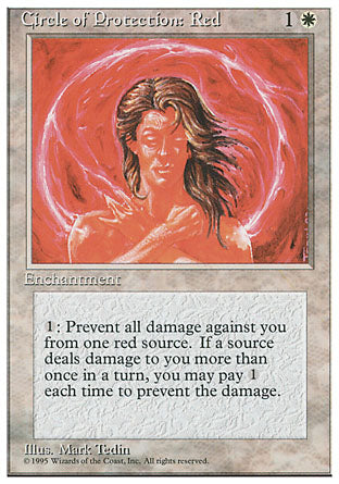 Circle of Protection: Red (4th Edition) Near Mint