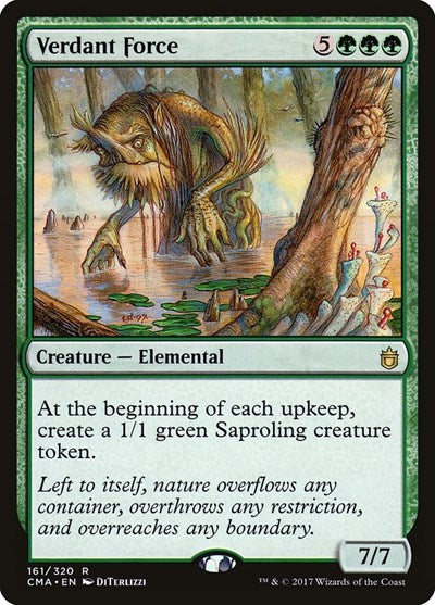 Verdant Force (Commander Anthology) Light Play