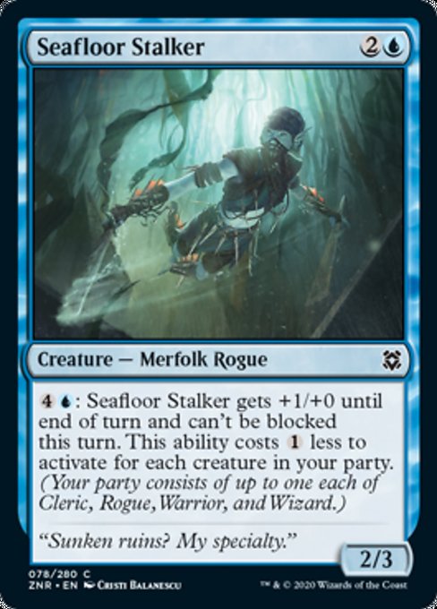 Seafloor Stalker (Zendikar Rising) Near Mint