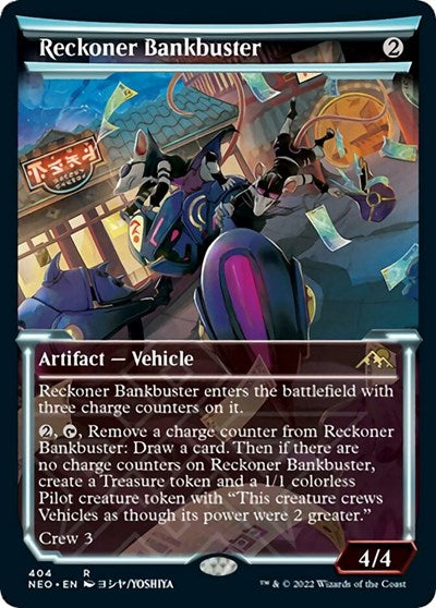 Reckoner Bankbuster (Showcase) (Kamigawa: Neon Dynasty) Near Mint