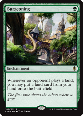 Burgeoning (Commander 2016 Edition) Light Play