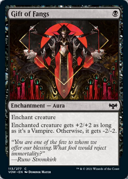 Gift of Fangs (Innistrad: Crimson Vow) Medium Play