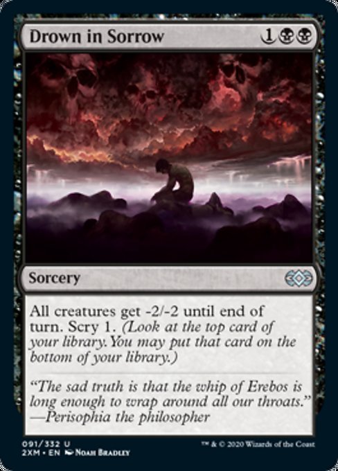 Drown in Sorrow (Double Masters) Light Play Foil