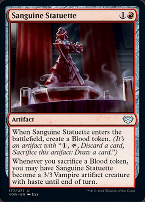 Sanguine Statuette (Innistrad: Crimson Vow) Near Mint Foil