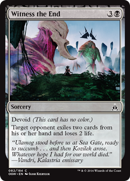 Witness the End (Oath of the Gatewatch) Near Mint