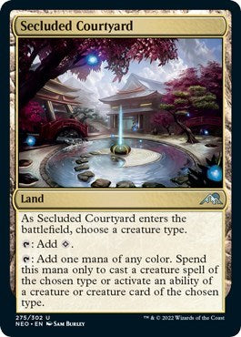 Secluded Courtyard (Kamigawa: Neon Dynasty) Medium Play