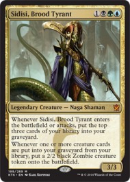 Sidisi, Brood Tyrant (Khans of Tarkir) Near Mint Foil