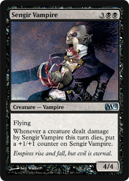 Sengir Vampire (Magic 2012 Core Set) Heavy Play