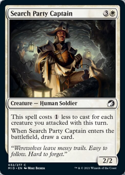 Search Party Captain (Innistrad: Midnight Hunt) Near Mint Foil