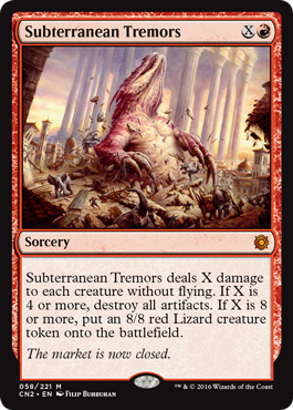 Subterranean Tremors (Conspiracy: Take the Crown) Near Mint