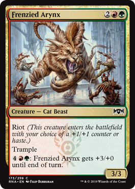 Frenzied Arynx (Ravnica Allegiance) Near Mint