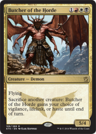 Butcher of the Horde (Khans of Tarkir) Near Mint Foil
