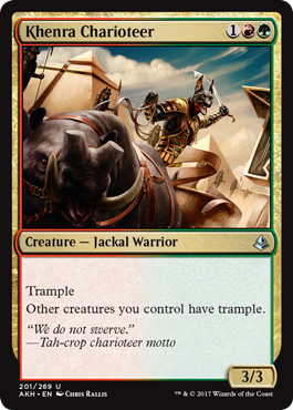 Khenra Charioteer (Amonkhet) Medium Play