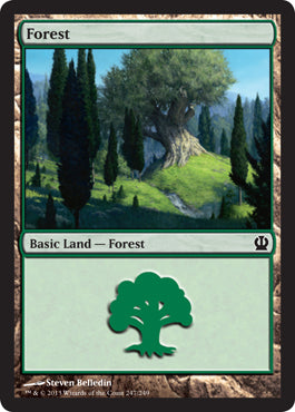 Forest (247) (Theros) Medium Play