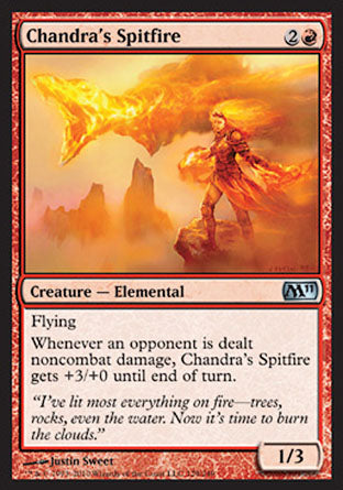 Chandra's Spitfire (Magic 2011 Core Set) Medium Play