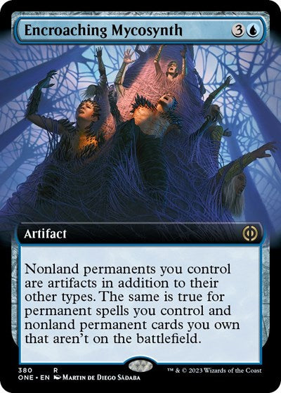 Encroaching Mycosynth (Extended Art) (Phyrexia: All Will Be One) Light Play