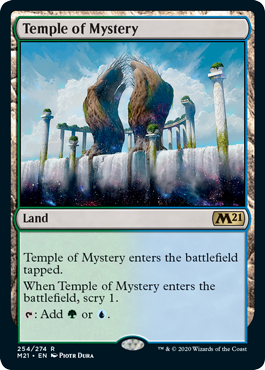 Temple of Mystery (Magic 2021 Core Set) Near Mint