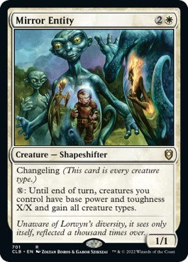 Mirror Entity (Commander Legends: Battle for Baldur's Gate) Light Play