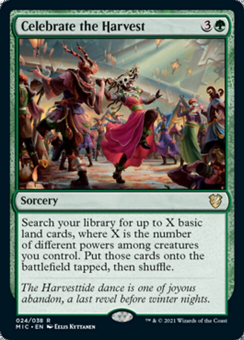 Celebrate the Harvest (Commander 2021 Midnight Hunt) Near Mint