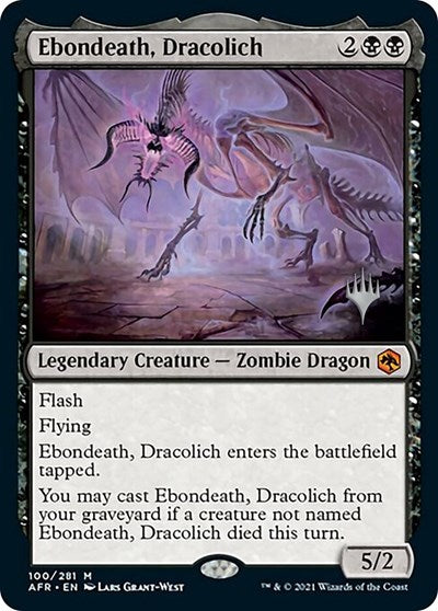 Ebondeath, Dracolich (Promo Pack: Adventures in the Forgotten Realms) Near Mint