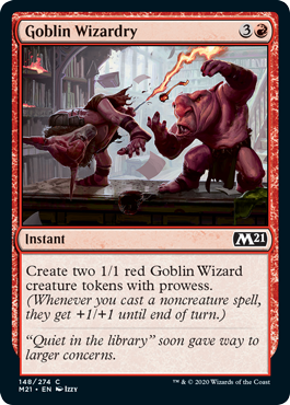 Goblin Wizardry (Magic 2021 Core Set) Near Mint