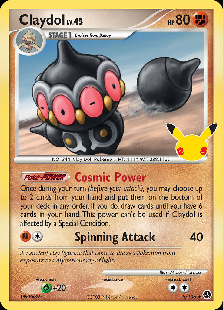 Claydol (15/106) [SWSH: Celebrations Classic Collection]