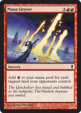 Mana Geyser (Conspiracy) Light Play