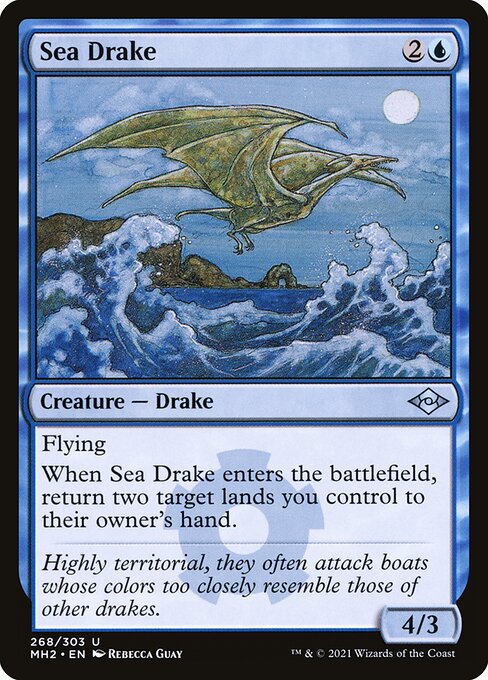 Sea Drake (Foil Etched) (Modern Horizons 2) Near Mint Foil