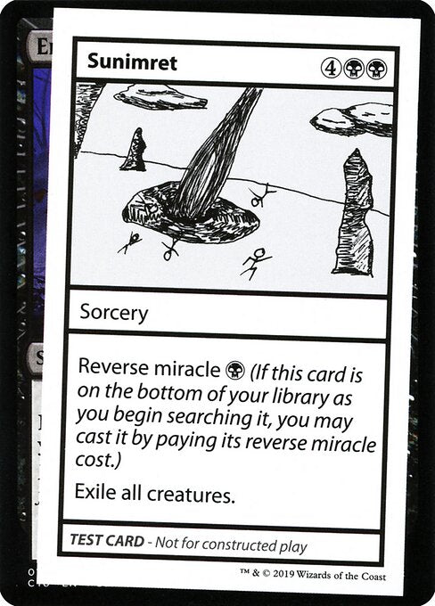 Sunimret (No PW Symbol) (Mystery Booster Test Print 2021) Near Mint