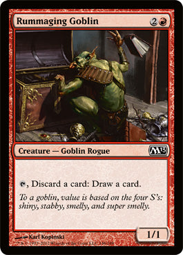 Rummaging Goblin (Magic 2013 Core Set) Light Play