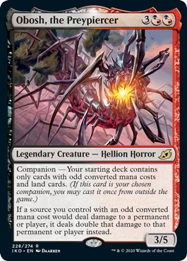 Obosh, the Preypiercer (Ikoria: Lair of Behemoths) Near Mint