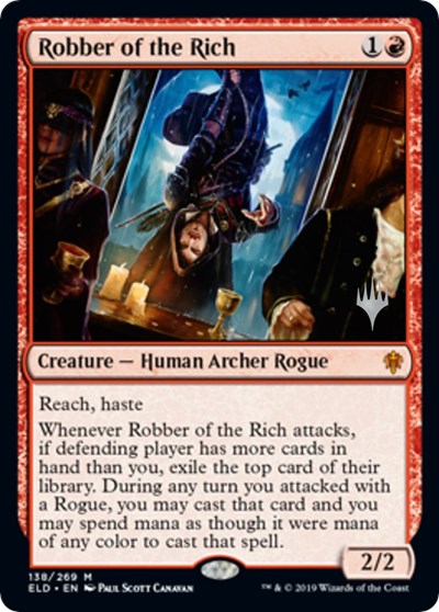 Robber of the Rich (Promo Pack: Throne of Eldraine) Medium Play