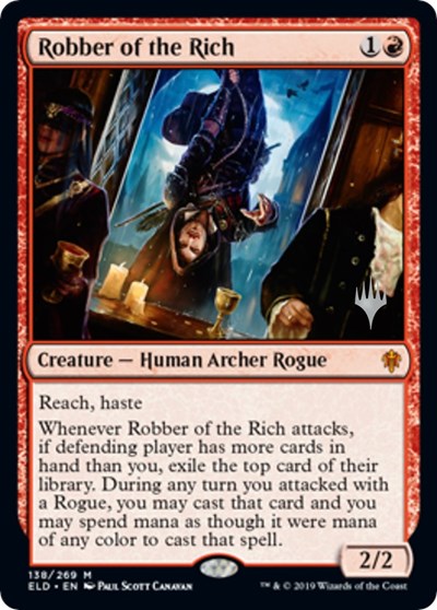 Robber of the Rich (Promo Pack: Throne of Eldraine) Near Mint