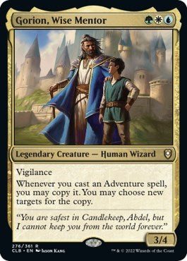 Gorion, Wise Mentor (Commander Legends: Battle for Baldur's Gate) Near Mint Foil