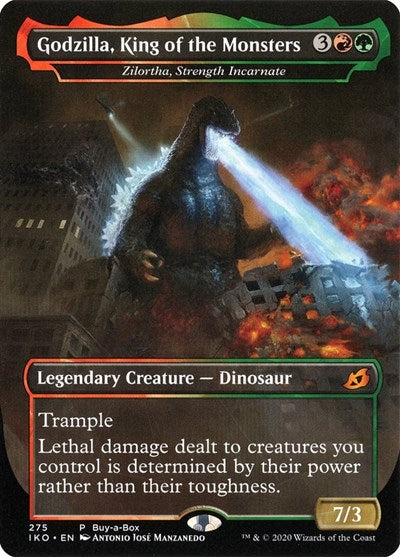 Godzilla, King of the Monsters - Zilortha, Strength Incarnate (Promos: Buy-A-Box) Near Mint Foil