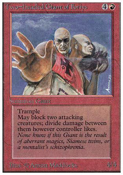Two-Headed Giant of Foriys (Unlimited) Medium Play