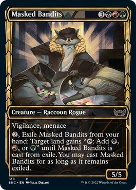 Masked Bandits (Showcase) (Streets of New Capenna) Near Mint