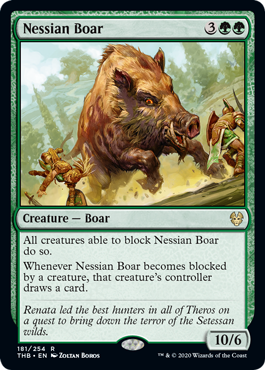 Nessian Boar (Theros Beyond Death) Near Mint