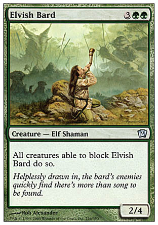 Elvish Bard (9th Edition) Medium Play