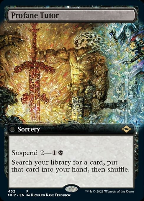 Profane Tutor (Extended Art) (Modern Horizons 2) Near Mint Foil