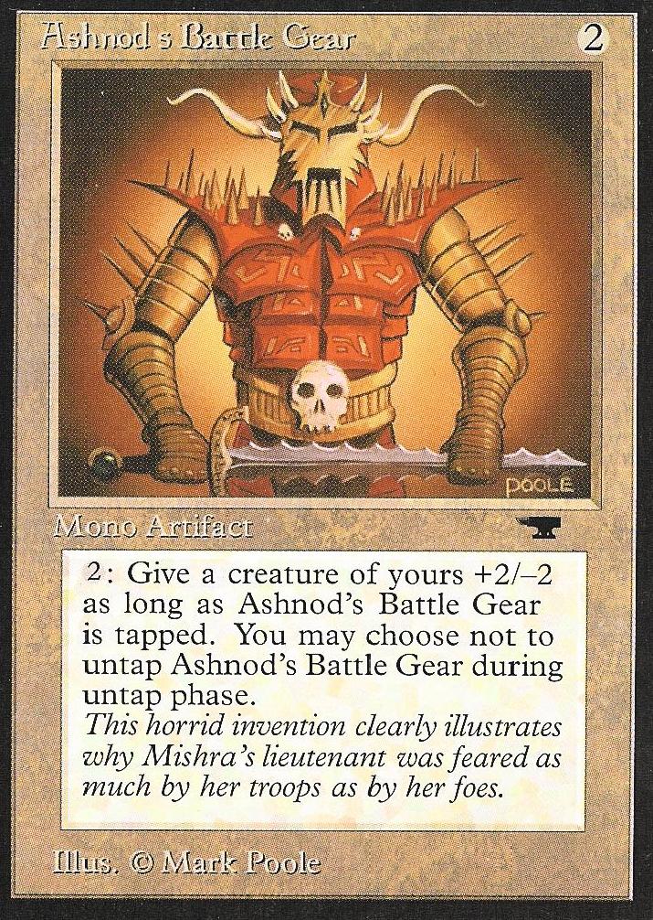 Ashnod's Battle Gear (Antiquities) Light Play
