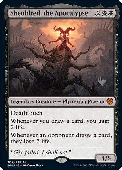 Sheoldred, the Apocalypse (Promo Pack: Dominaria United) Near Mint Foil