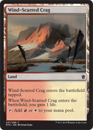 Wind-Scarred Crag (Khans of Tarkir) Near Mint