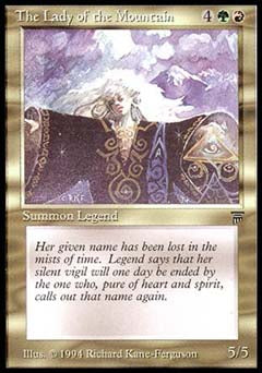 The Lady of the Mountain (Legends) Medium Play