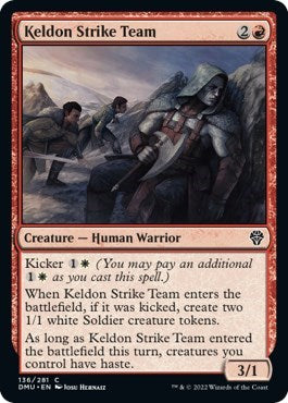 Keldon Strike Team (Dominaria United) Near Mint