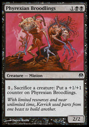 Phyrexian Broodlings (Duel Decks: Phyrexia vs The Coalition) Heavy Play