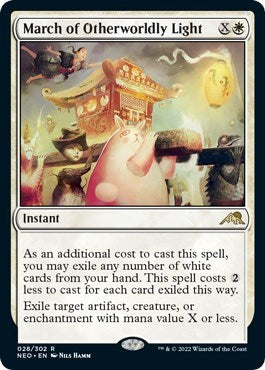 March of Otherworldly Light (Kamigawa: Neon Dynasty) Near Mint