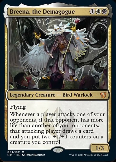 Breena, the Demagogue (Commander 2021 Strixhaven) Near Mint Foil