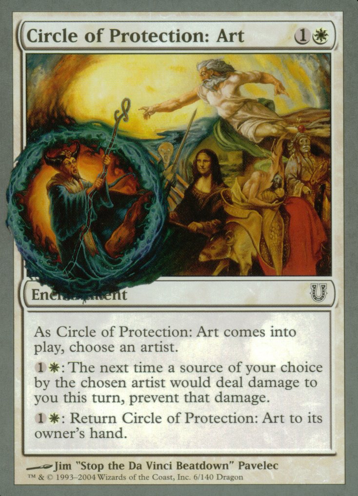 Circle of Protection: Art (Unhinged) Medium Play Foil